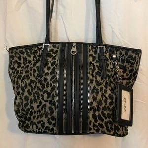 Nine West leopard purse large